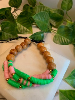 Alpha Kappa Alpha Wooden Wrap